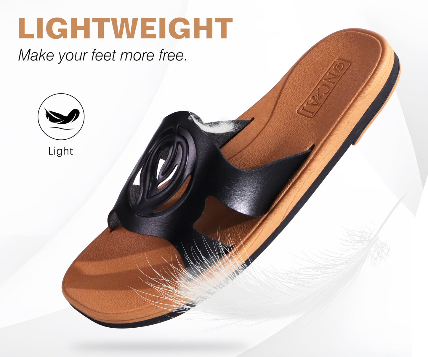 ONCAI Women's Flat Sandals Fashion Square Open Toe Slide Dressy Sandals for Woman Soft Cushion Vegan Comfortable Summer Slip On Casual Walking Outdoor Rubber Sole(US Size 6-11)