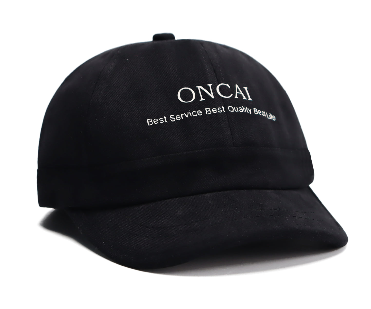 ONCAI Classic Black Baseball Cap for Men Women Breathable Cotton Material, Lightweight & Comfortable Fit for Outdoor Sports, Daily Wear