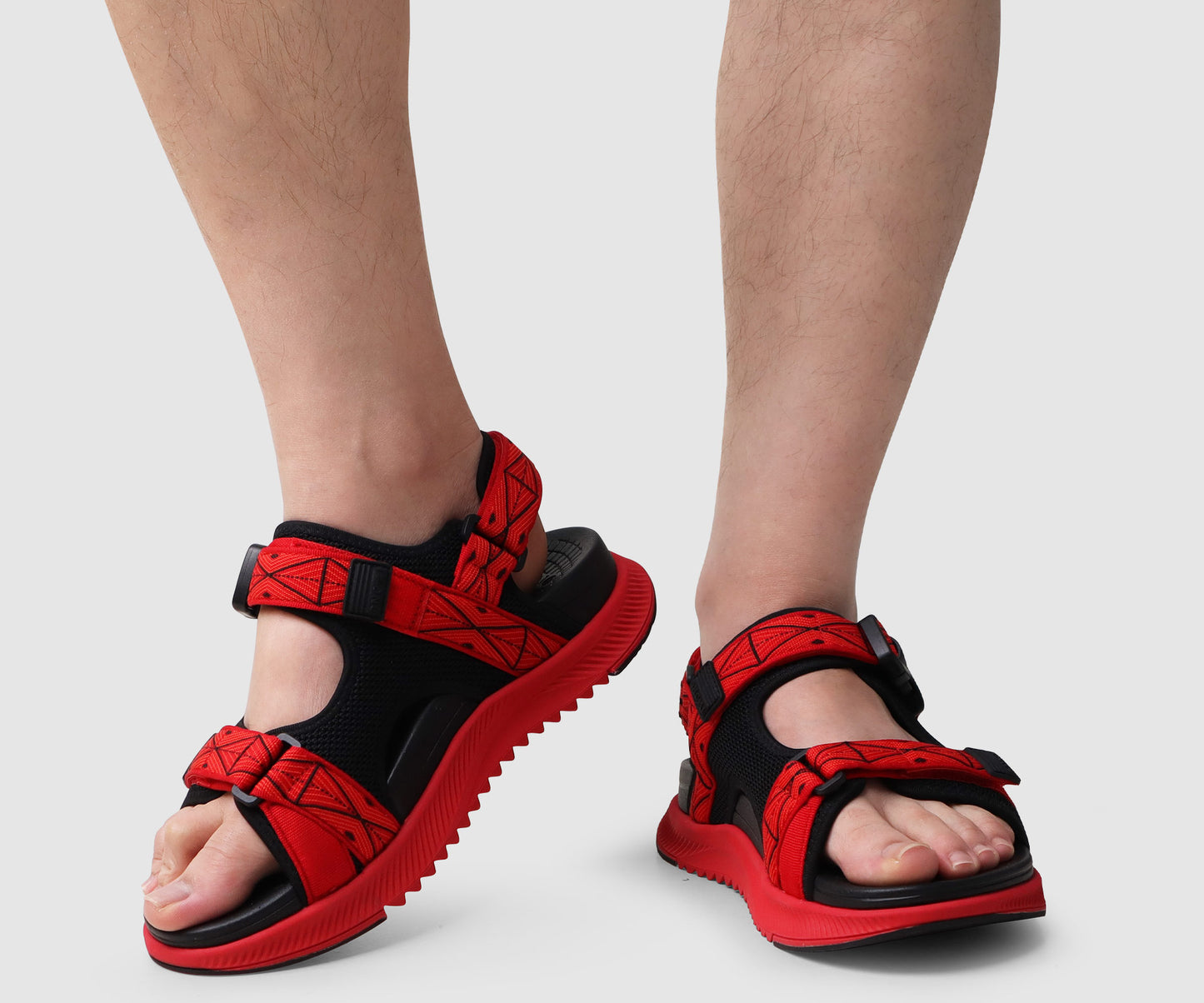 Hiking Sandals for Men,Arch Support Man Walking Sandals,Breathable Mesh Beach Sandalias and Orthopedic Recovery Sports Slides with Adjustable Strap