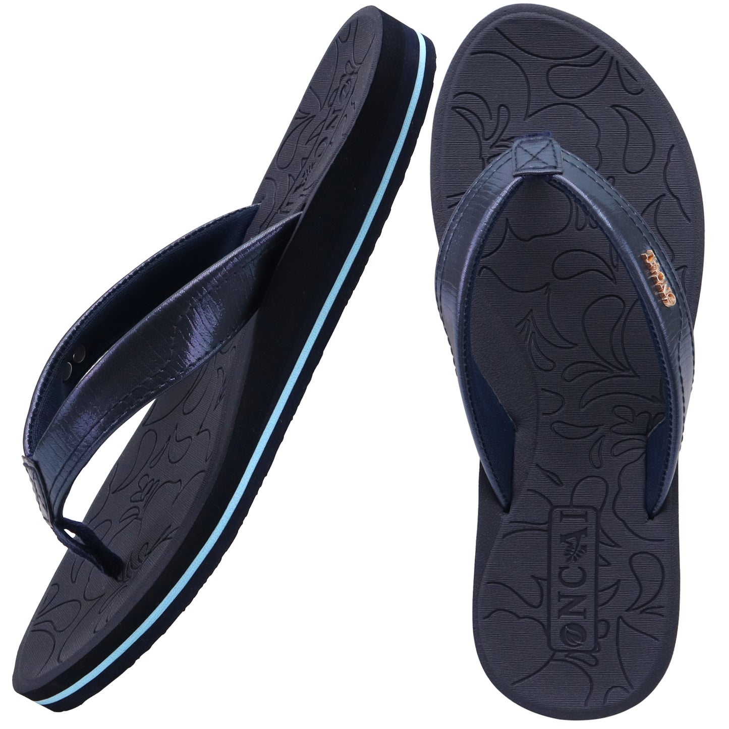 Flip Flops For Women Yoga Mat Comfortable Beach Thong Sandals With Arch Support