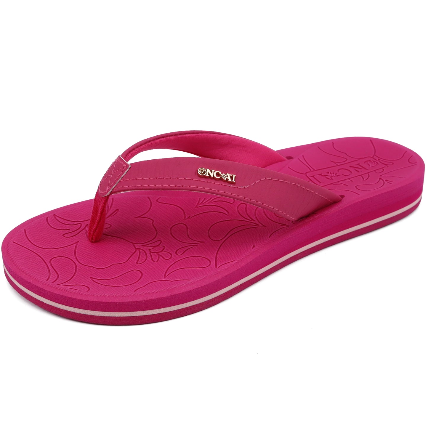 Flip Flops For Women Yoga Mat Comfortable Beach Thong Sandals With Arch Support