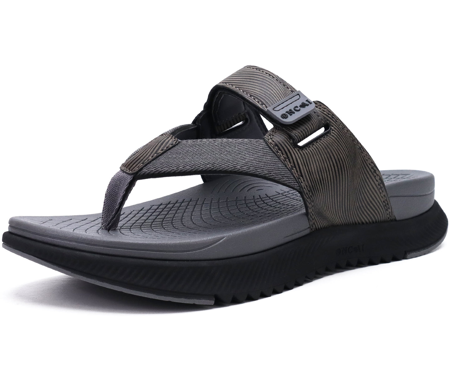 Mens Orthopedic Flip Flops Men's Walking Sandals with Arch Support Sport Recovery Sandal for Man