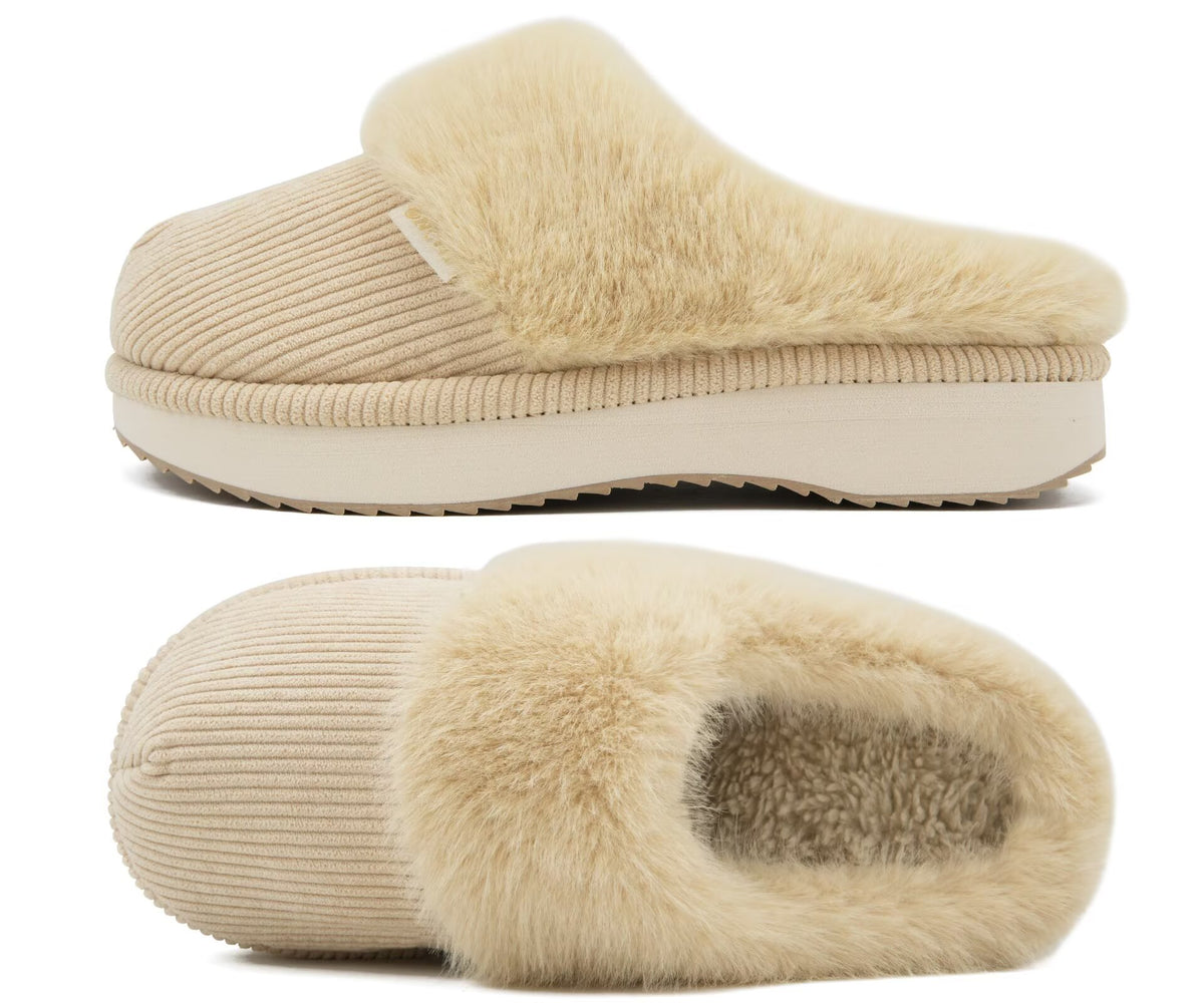 ONCAI Slippers for Women Memory Foam Platform Indoor House Shoes