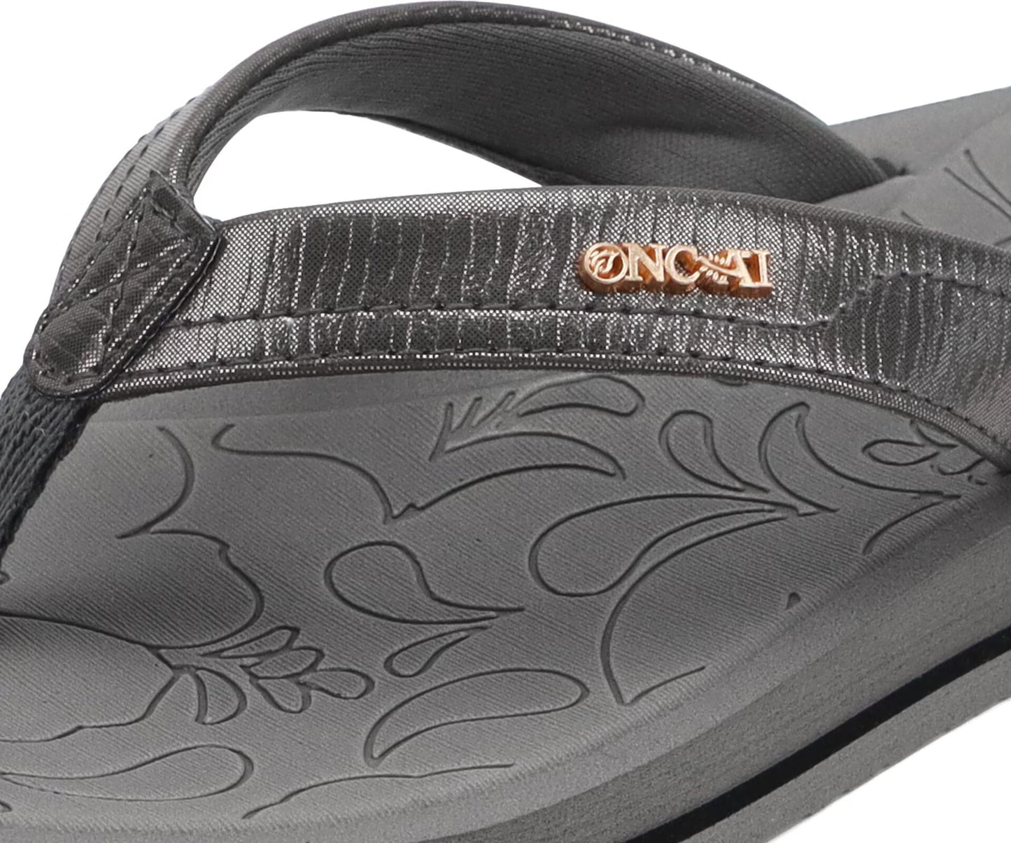 ONCAI Women's Flip Flops Comfortable Summer Beach Thong Sandals for Women with Cushion Walking Arch Support Yoga Mat Indoor Outdoor Soles