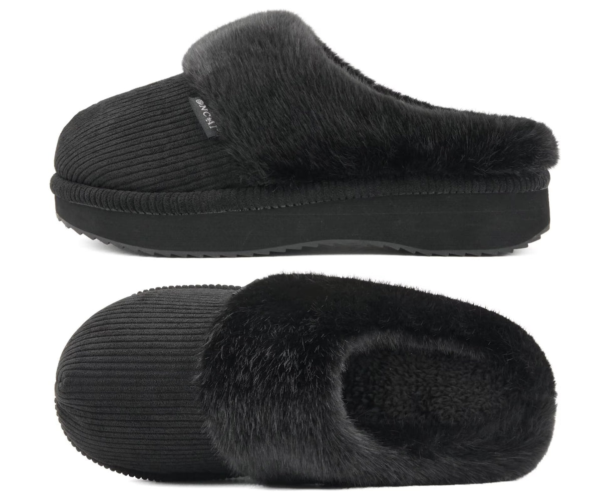 ONCAI Slippers for Women Memory Foam Platform Indoor House Shoes
