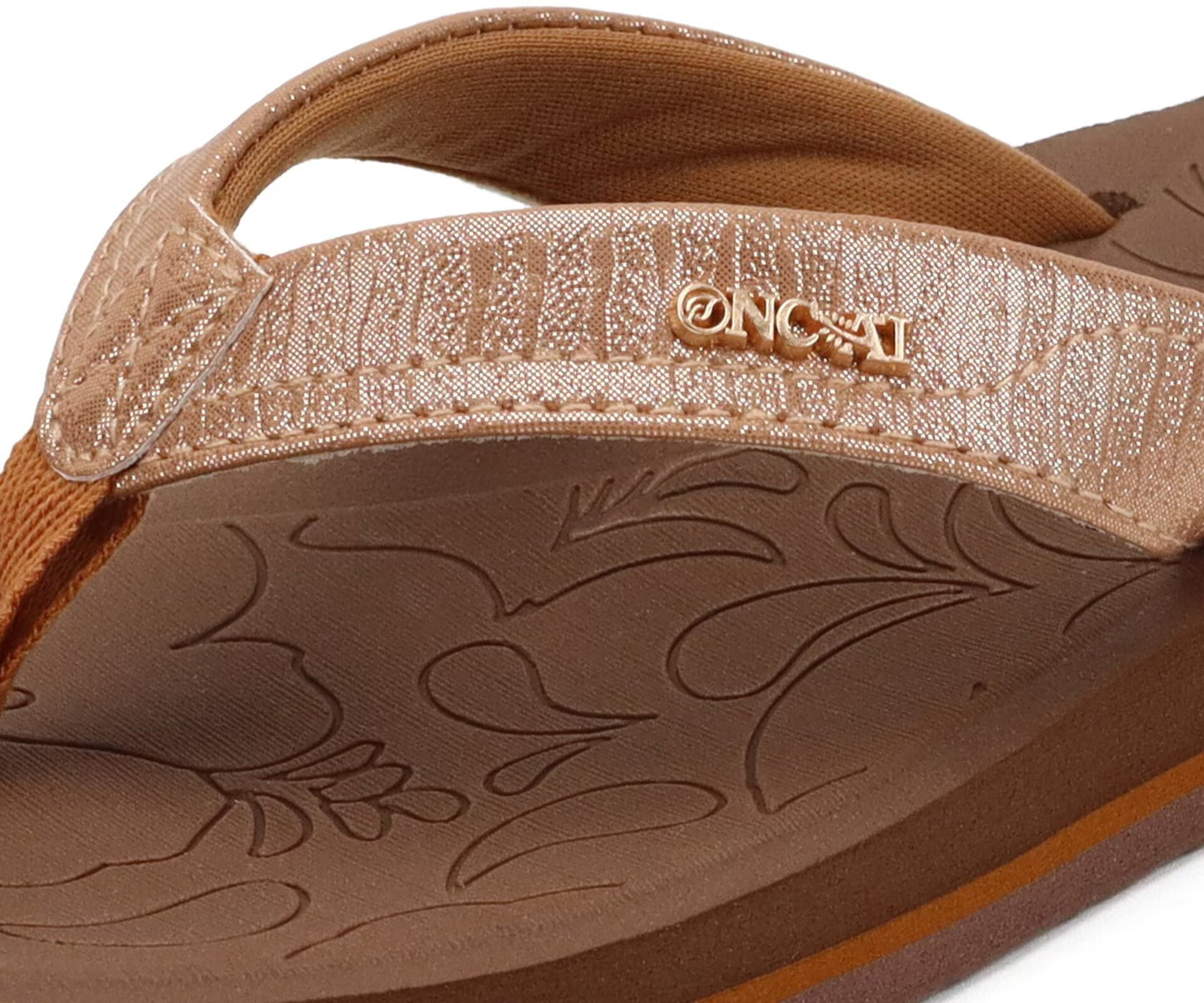 ONCAI Women's Flip Flops Comfortable Summer Beach Thong Sandals for Women with Cushion Walking Arch Support Yoga Mat Indoor Outdoor Soles
