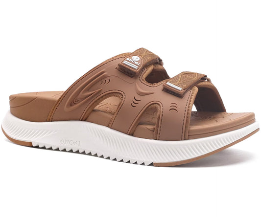 ONCAI Womens Orthotic Sandals Ladies Recovery Walking Slides Arch Support Plantar Fasciitis Comfort Orthopedic Soft Cushion Summer Adjustable Sandalias Size 6-12
