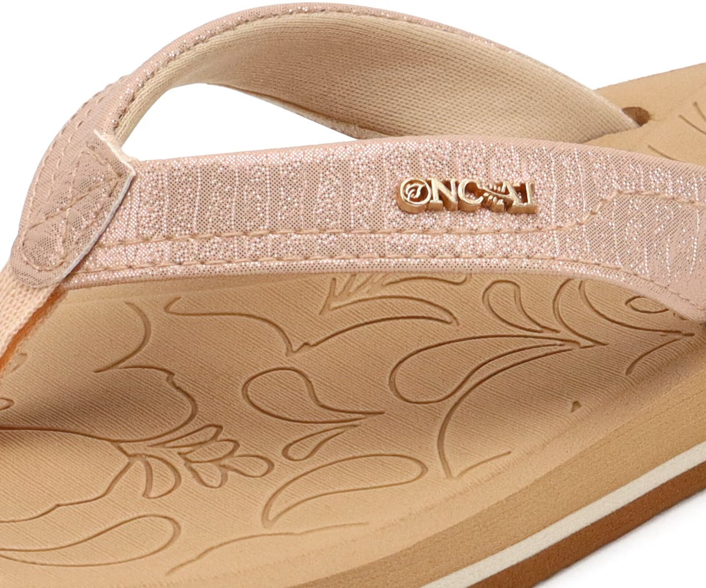 ONCAI Women's Flip Flops Comfortable Summer Beach Thong Sandals for Women with Cushion Walking Arch Support Yoga Mat Indoor Outdoor Soles