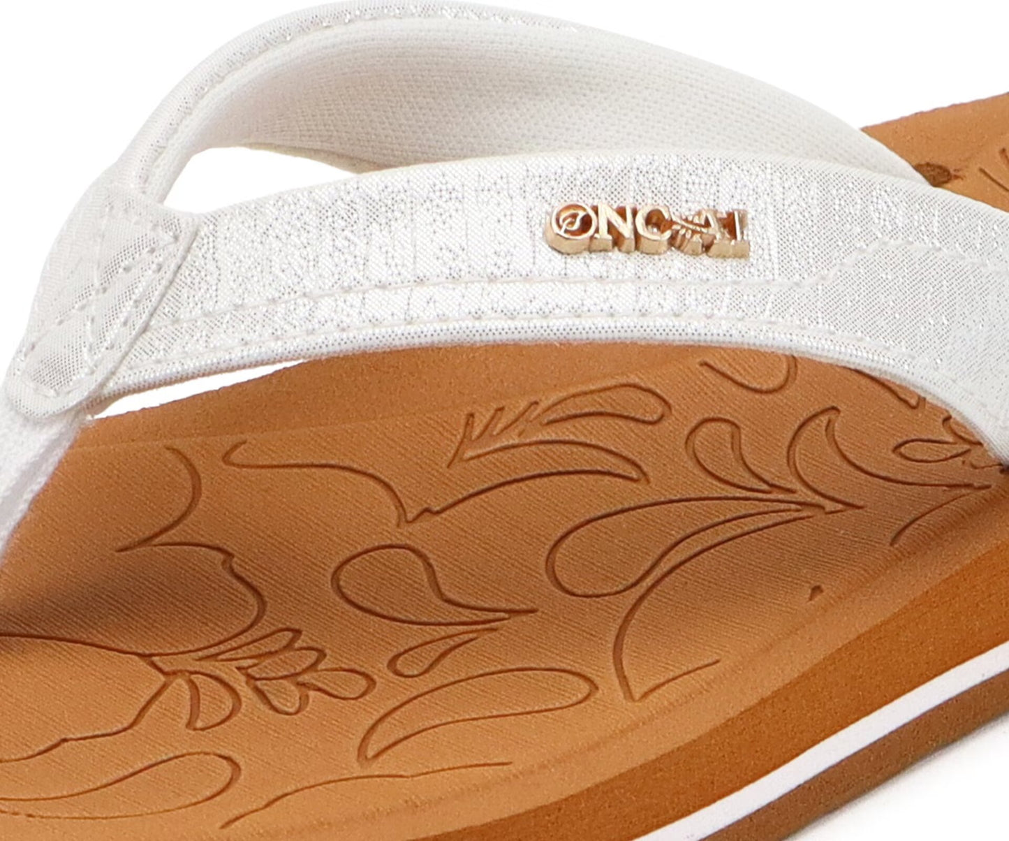 ONCAI Women's Flip Flops Comfortable Summer Beach Thong Sandals for Women with Cushion Walking Arch Support Yoga Mat Indoor Outdoor Soles