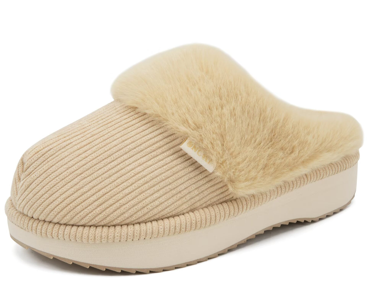 ONCAI Slippers for Women Memory Foam Platform Indoor House Shoes