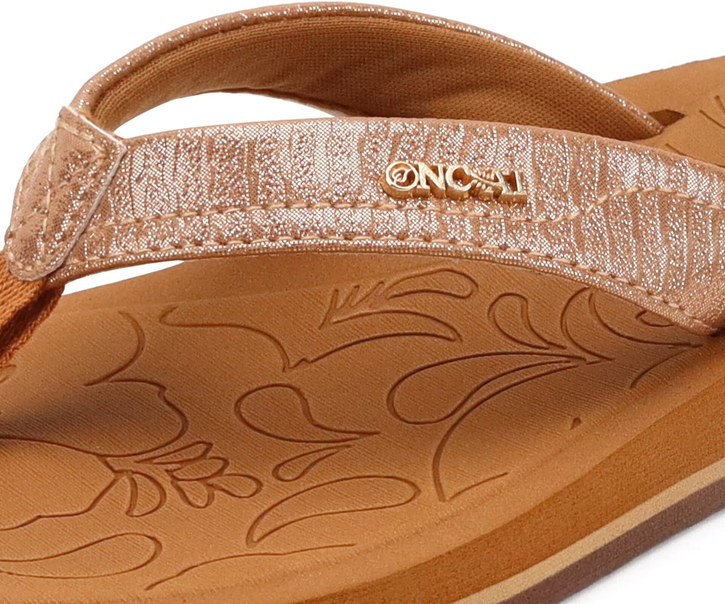ONCAI Women's Flip Flops Comfortable Summer Beach Thong Sandals for Women with Cushion Walking Arch Support Yoga Mat Indoor Outdoor Soles