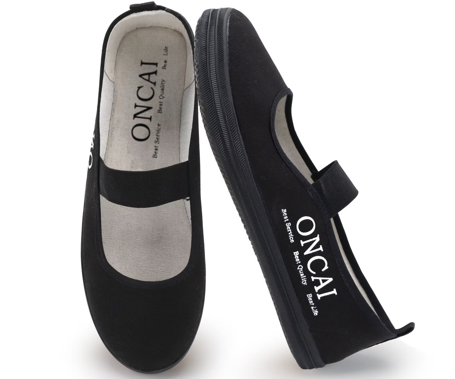 ONCAI Dance Shoes for Women,Slip Resistant Work Shoes Non-Slip Lightweight US Size 5-11