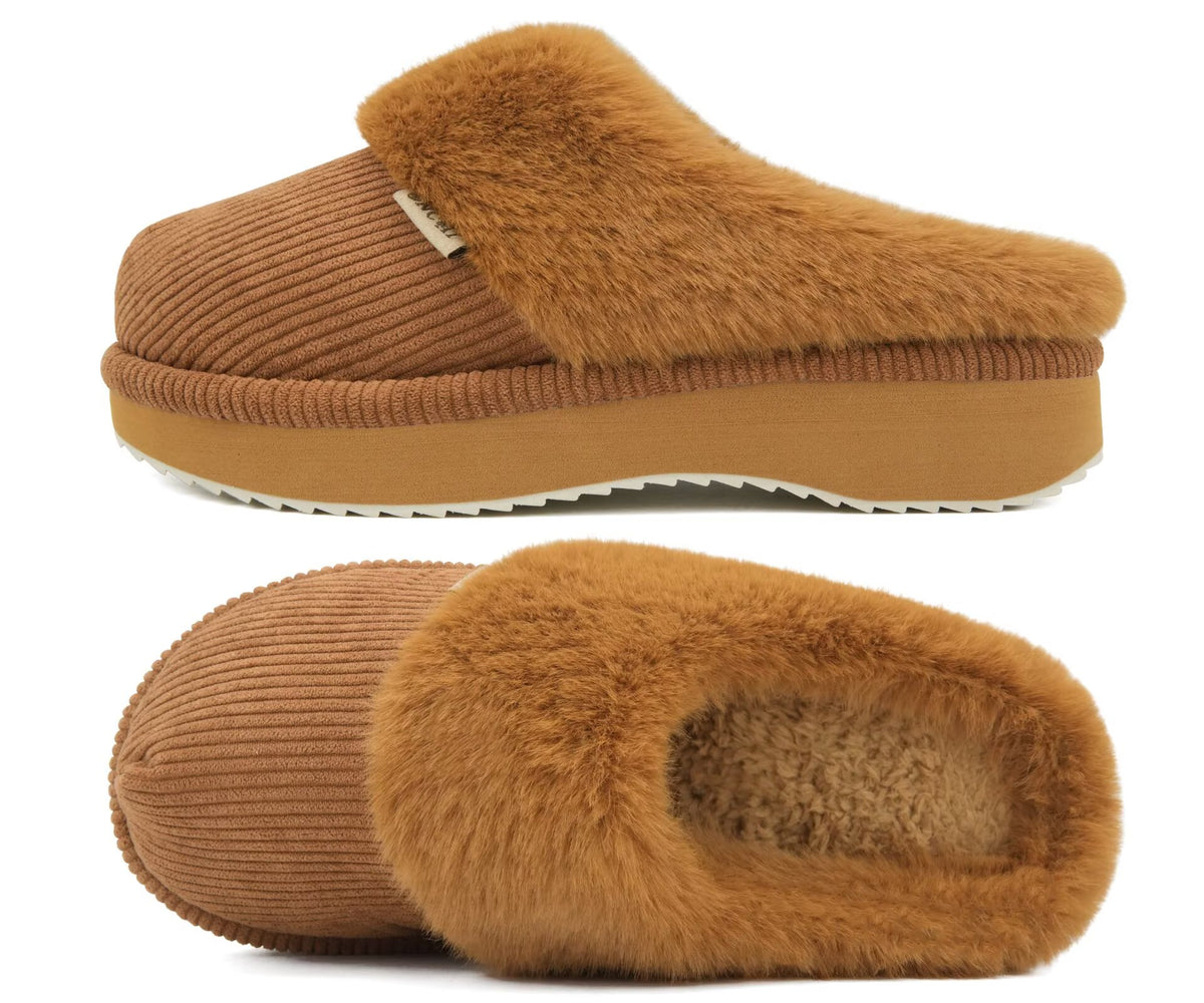 ONCAI Slippers for Women Memory Foam Platform Indoor House Shoes
